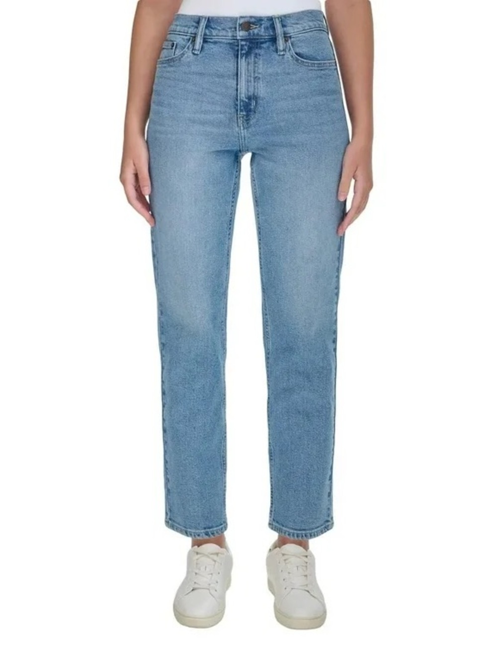New! Calvin Klein Jeans High Rise Straight Leg Jeans Womens Size 8